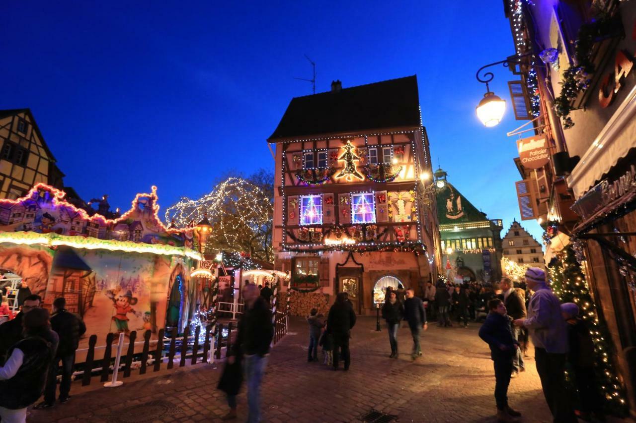 Le Riesling Colmar Centre Charmant Appartement Avec Terrasse Et Parking Gratuit Kültér fotó